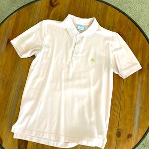 Brooks Brothers Mens 346 Polo Slim Fit Pink Polo